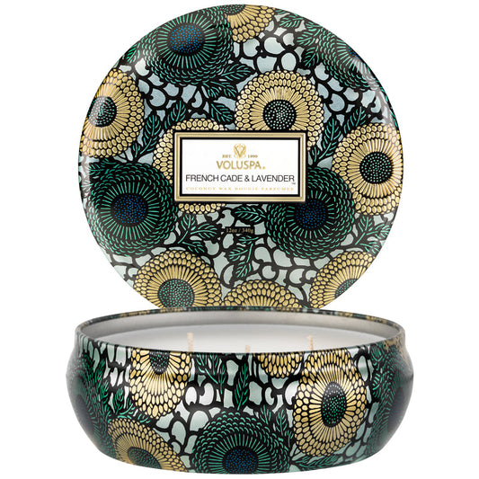 French Cade & Lavender 3-Wick Tin