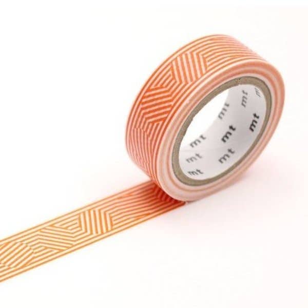 Washi Tape - Border & Circle Orange