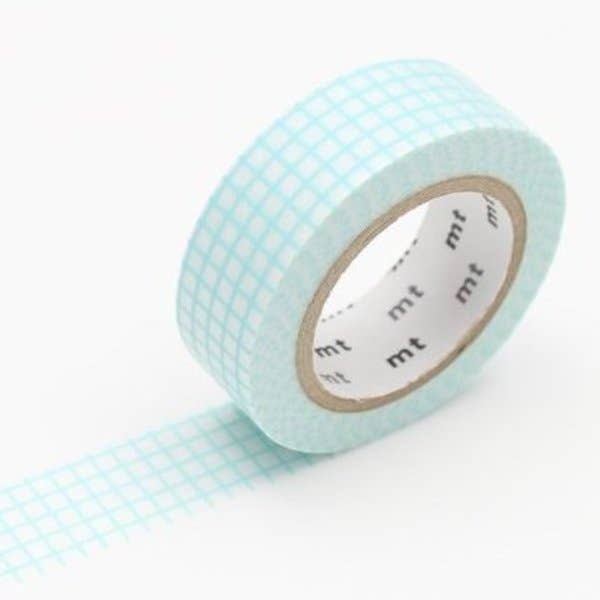 Washi Tape - Graph Hougan Mint Blue