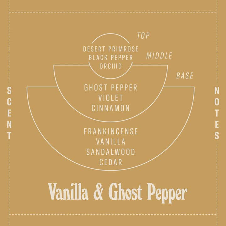 Vanilla & Ghost Pepper Candle - Limited Edition