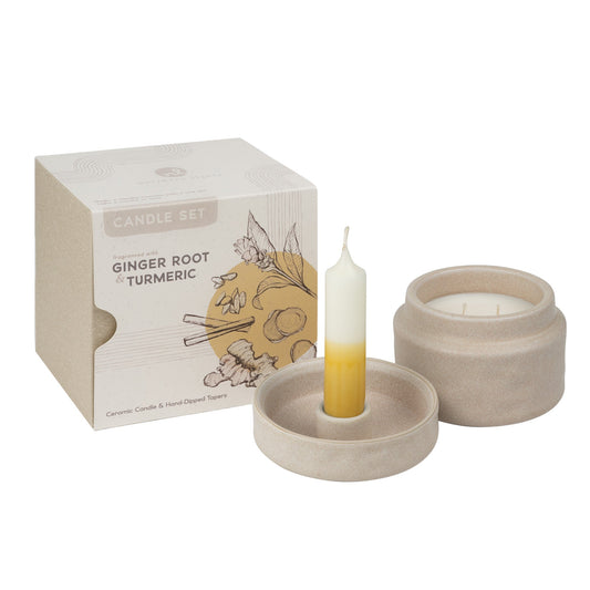Candle Set - Ginger Root & Turmeric