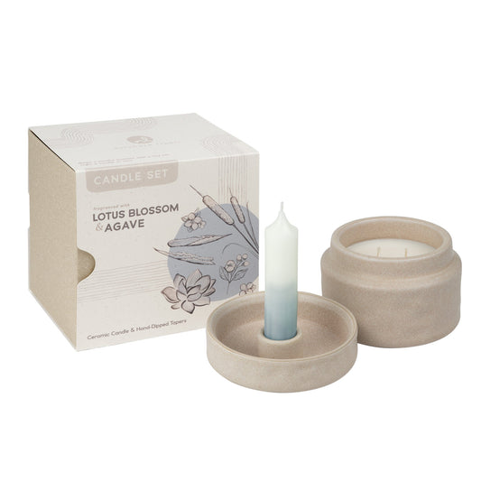Candle Set - Lotus Blossom & Agave