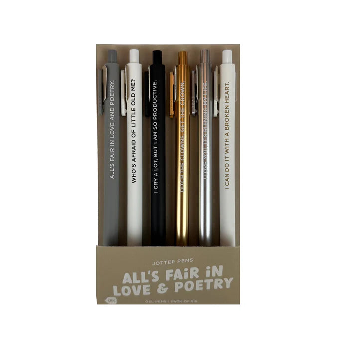 Jotter Set - All's Fair in Love & Poetry