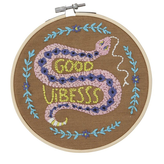 Good Vibes Embroidery Kit