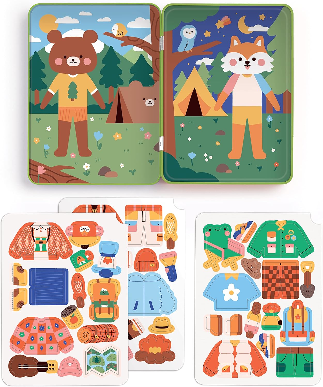 Happy Camper Magnet Set