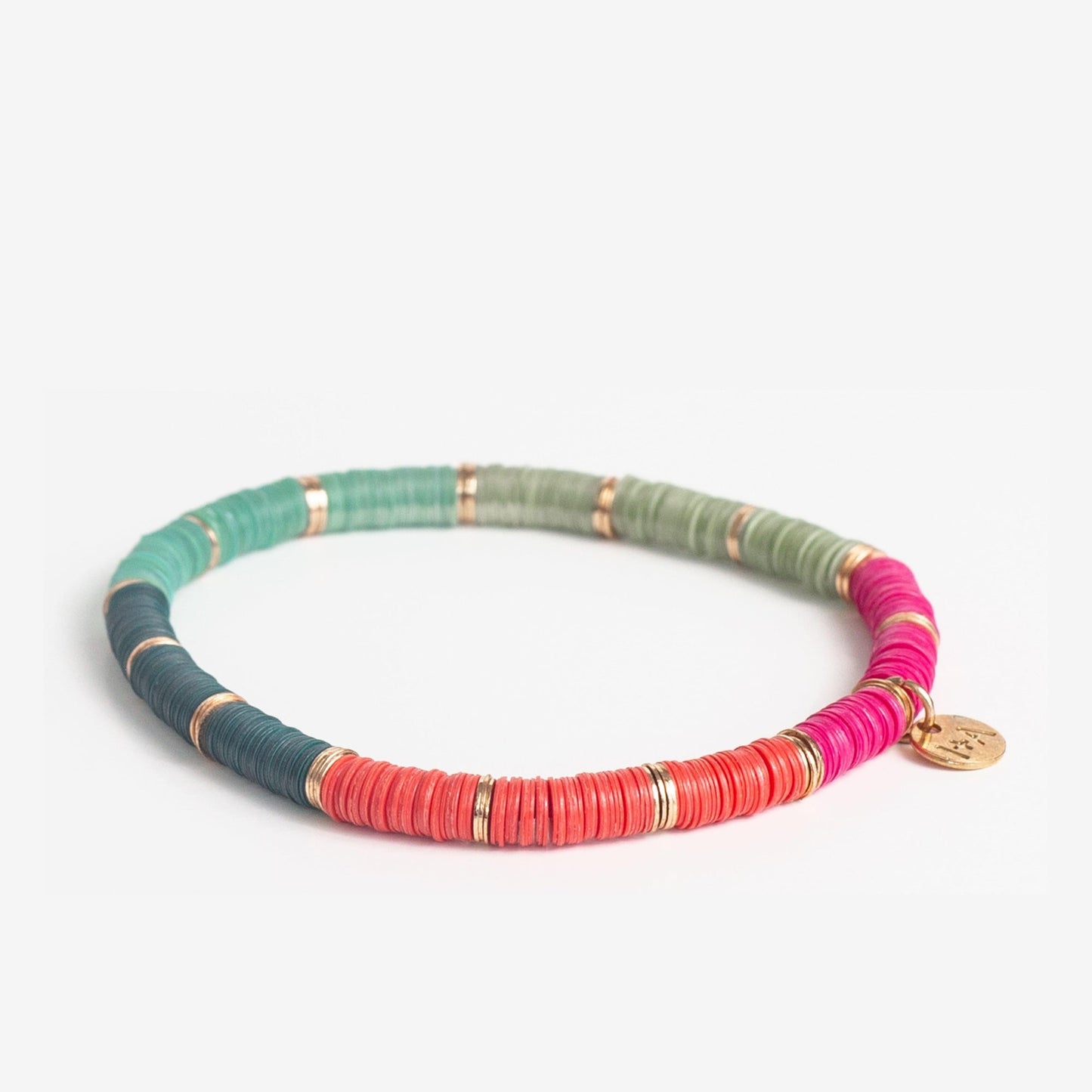 Grace Bracelet - Multicolor Emerald Hot Pink