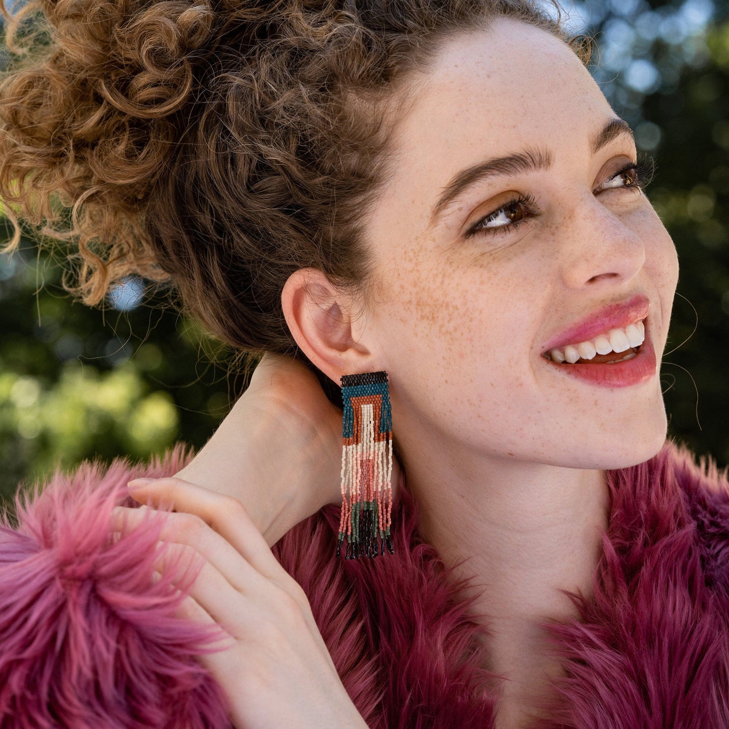 Belle Earrings - Geo Shapes Multicolor