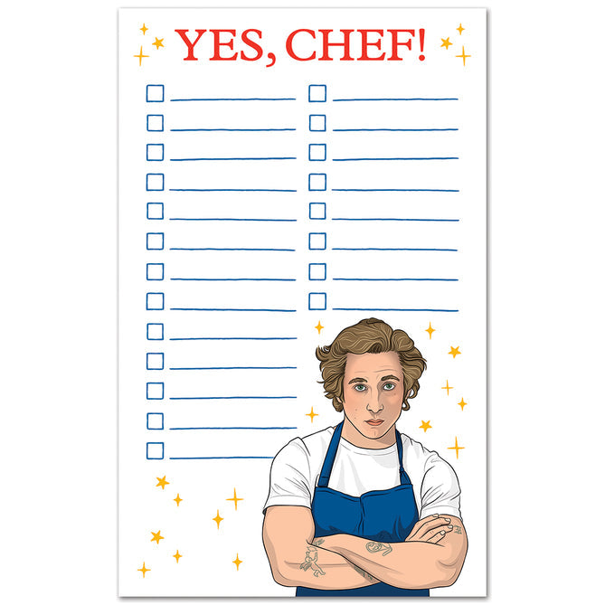 Notepad - Yes, Chef!