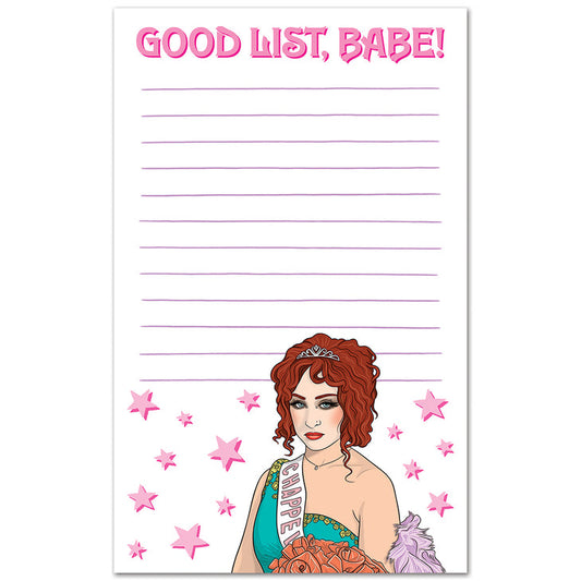 Notepad - Good List, Babe!