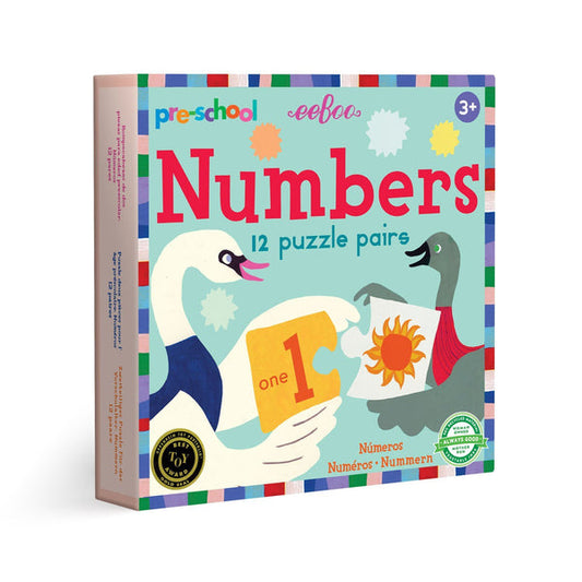 Numbers Puzzle Pairs - Pre-school