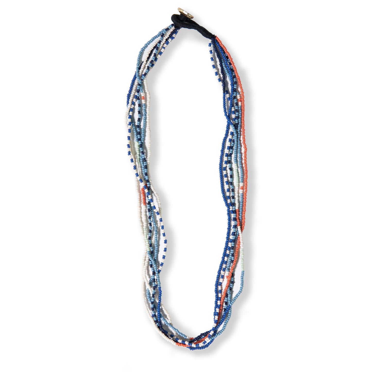 Necklace - Beaded Light Blue Coral