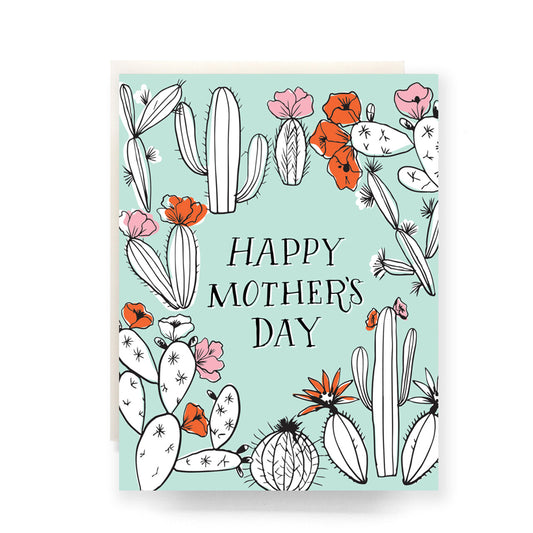 Card - Cactus Toile Mother's Day