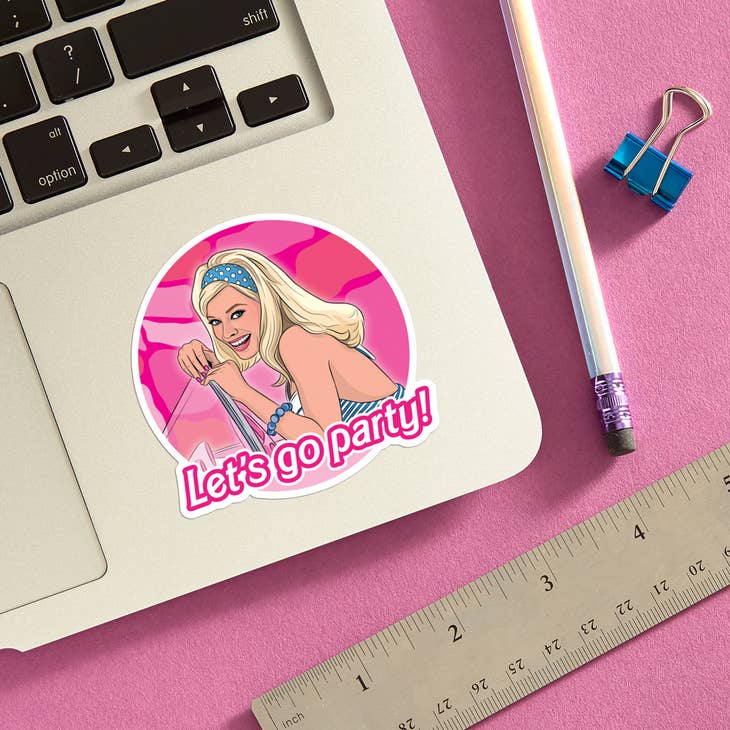 Sticker - Barbie Let's Go Party