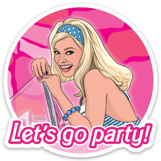 Sticker - Barbie Let's Go Party
