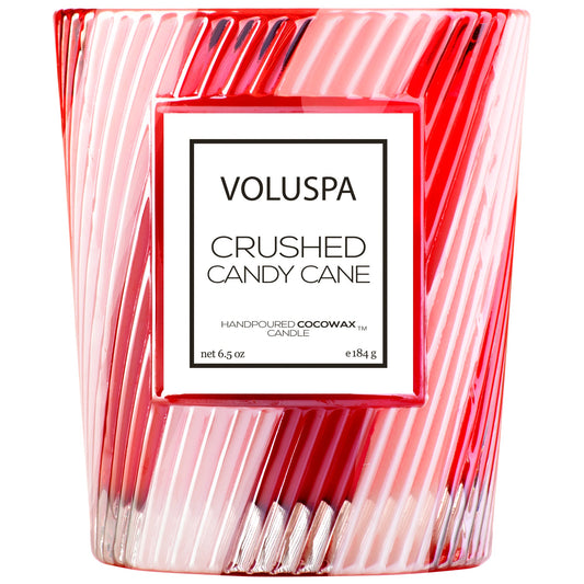 Crushed Candy Cane 6.5oz Classic Candle