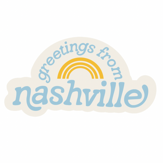 Sticker - Greetings from Nashville