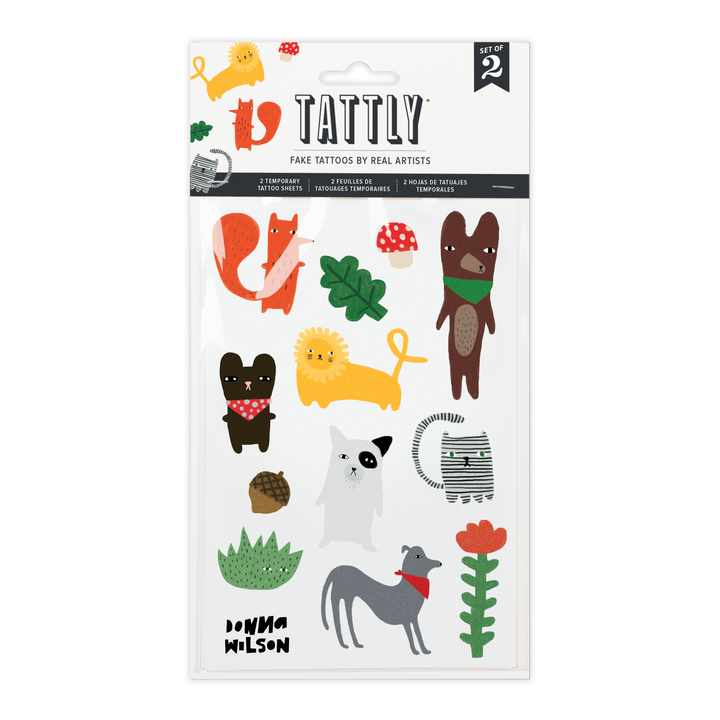 Tattly - Creature Crew Sheet