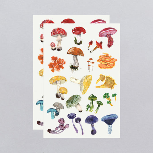 Tattly - Colorful Mushrooms Sheet
